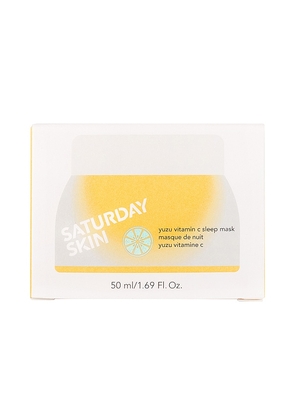 Saturday Skin Yuzu Vitamin C Sleep Mask in Beauty: NA.