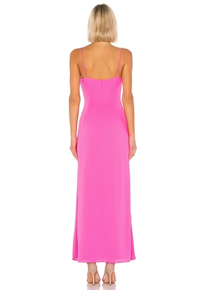 superdown Addison Maxi Dress in Pink. Size M. Also in XXS, XS, S.