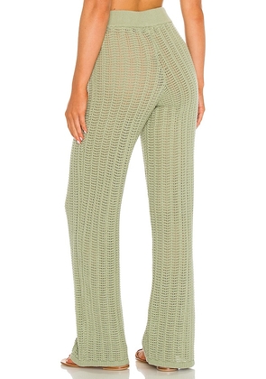 Tularosa Maeve Knit Pants in Sage. Size S. Also in XXS, XS, M.