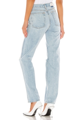 RE/DONE Originals High Rise Loose Jeans in Blue. Size 24. Also in 25, 26, 27, 28, 29, 30, 31, 32.