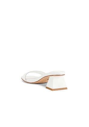 RAYE Julie Heel in White. Size 6. Also in 6.5, 8.