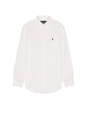Polo Ralph Lauren Garment Dyed Oxford Shirt in White. Size XL. Also in L, M, S, XS, XXL.