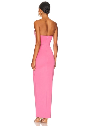 superdown Ryleigh Strapless Maxi Dress in Pink. Size S. Also in XXS, XS.