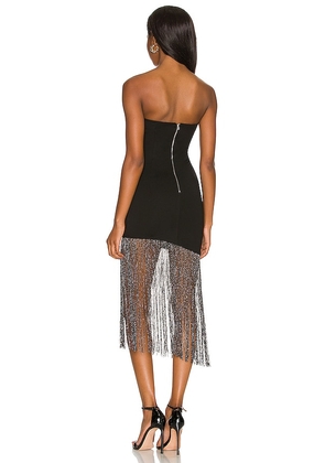 superdown Cleo Strapless Dress in Black. Size S. Also in XXS, XS.