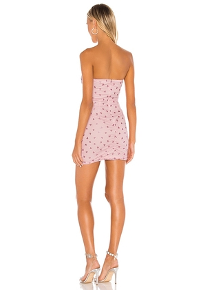 superdown Fifi Mesh Mini Dress in Pink. Size S. Also in XXS, M.