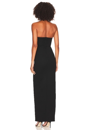 superdown Gianna Sweetheart Slit Gown in Black. Size M. Also in XS, XXS, S, L, XL.