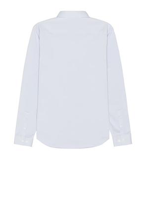Theory Sylvain Structure Knit Shirt in Baby Blue. Size M. Also in S, L, XL, XXL.