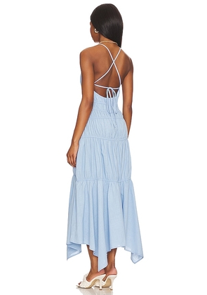 SNDYS Tahlia Dress in Baby Blue. Size M. Also in L, XL, XXL, XXS.