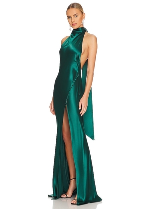 SAU LEE Penelope Gown in Green. Size 14. Also in 2, 0, 4, 6.