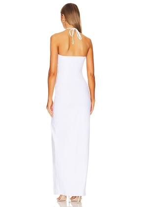 Susana Monaco Halter Dress in White. Size M. Also in S, L.