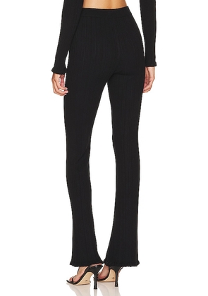 Tularosa Variegated Rib Pant in Black. Size S. Also in XS, M, L.