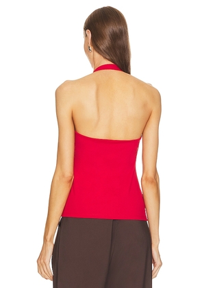 Susana Monaco Halter Top in Red. Size M. Also in S, XL.