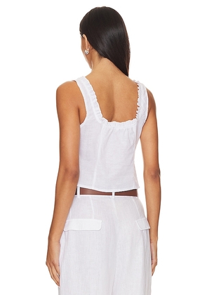 SNDYS Cottage Top in White. Size M. Also in L, XL, XXL, XXS.