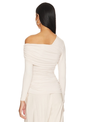 Susana Monaco Gathered Top in White. Size M. Also in XS, S, L, XL.