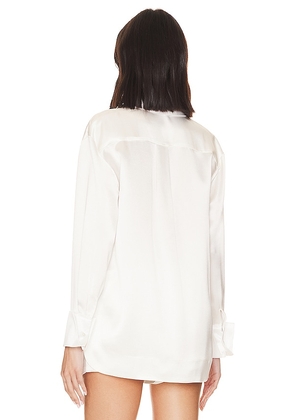 SEROYA Zucker Shirt in White. Size S. Also in M.