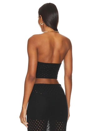 SNDYS X Revolve Whitehaven Top in Black. Size XL. Also in L.