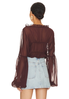 SNDYS X Revolve Bali Top in Brown. Size S. Also in L, M, XS, XXS.