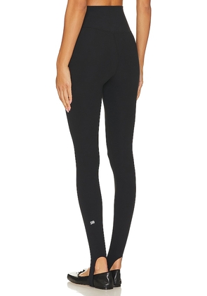 Splits59 River High Waist Airweight Stirrup Legging in Black. Size M. Also in L, S, XL, XS.
