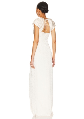 Tularosa Renada Gown in Ivory. Size XS. Also in XXS, S.