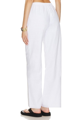 SNDYS x REVOLVE Linen Pants in White. Size M. Also in L, S, XL, XS, XXL, XXS.