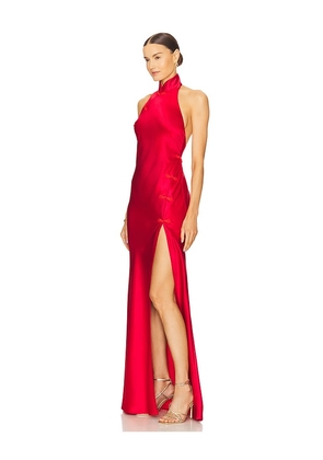 SAU LEE Michelle Gown in Red. Size 00. Also in 2, 0, 4, 6, 8, 10, 12.