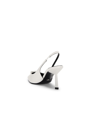 Tony Bianco Bertie Slingback Pump in White. Size 5.5. Also in 5, 6.5.