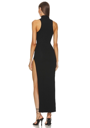 superdown Janet Slit Midi Dress in Black. Size M. Also in XL, XS.