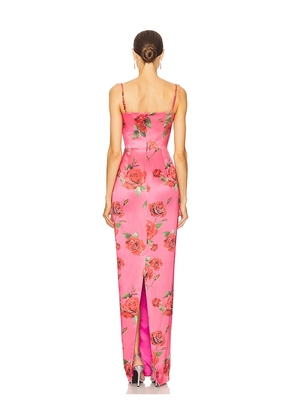 SAU LEE Sofia Dress in Pink. Size 00. Also in 0, 2.
