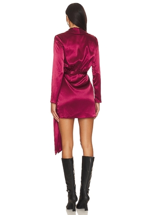 superdown Jennie Mini Dress in Wine. Size 0X. Also in 3X.