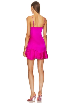 retrofete Silvana Dress in Fuchsia. Size M. Also in L, XL.