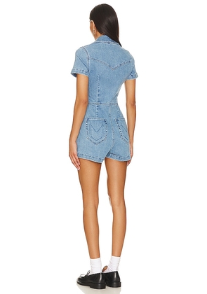 Show Me Your Mumu Ranch Romper in Blue. Size M. Also in L, XL.