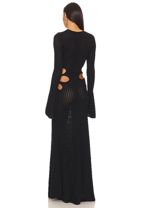 SAU LEE Destiny Dress in Black. Size 2. Also in 0, 4, 6, 8, 10.