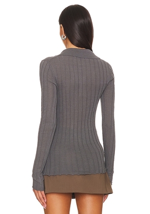 Rue Sophie Cie Merrow Top in Charcoal. Size M. Also in S, L.