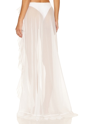 Shani Shemer Or Maxi Skirt in White in Cream. Size M. Also in S, L.