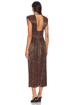 Sabina Musayev Tinka Dress in Brown. Size M. Also in L.