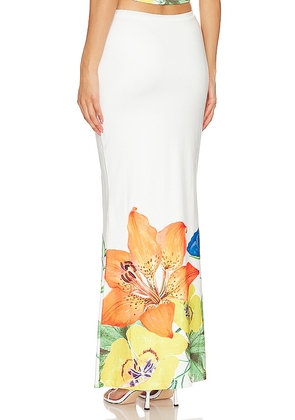 Runaway The Label Primrose Skirt in White. Size S. Also in L, XL/1X.