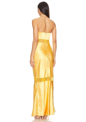Runaway The Label Melrose Dress in Orange. Size M. Also in L, XL/1X.
