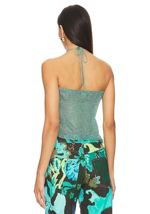 superdown Jem Halter Top in Teal. Size M. Also in XS, S, L.
