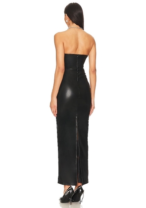 superdown Alexandra Faux Leather Dress in Black. Size S. Also in XXS, M.