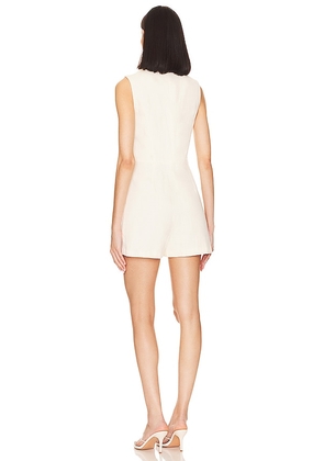 Steve Madden Paris Romper in White. Size M. Also in L.