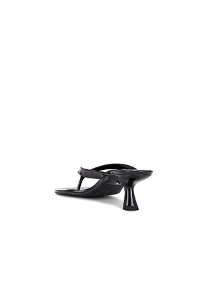 SIMONMILLER Beep Thong Sandal in Black. Size 37. Also in 35, 39, 40.