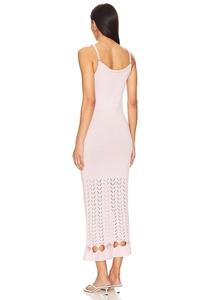 PEIXOTO Nora Knit Dress in Blush. Size M. Also in S, XS, L, XL.