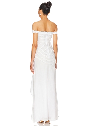 Tularosa Mandy Maxi Dress in White. Size S. Also in M.