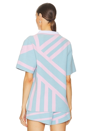 SEROYA Lei Shirt in Baby Blue. Size M. Also in L.