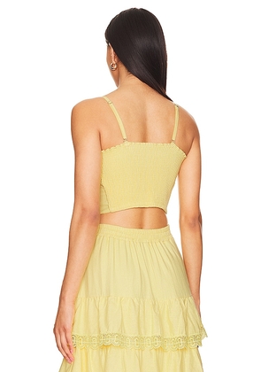 PEIXOTO Josie Cami in Yellow. Size S. Also in XS.