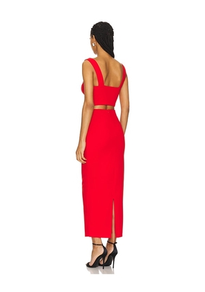 superdown Veneda Skirt Set in Red. Size M. Also in XXS, XS, S, L.