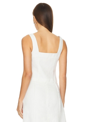 Sancia The Charlotte Top in White. Size M. Also in L, XL.