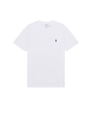 Polo Ralph Lauren Short Sleeve Crewneck T-Shirt in White. Size XS. Also in L, M, XL/1X, XXL/2X.