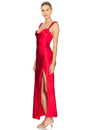 Runaway The Label Havanna Dress in Red. Size S. Also in XS, M, XXS.