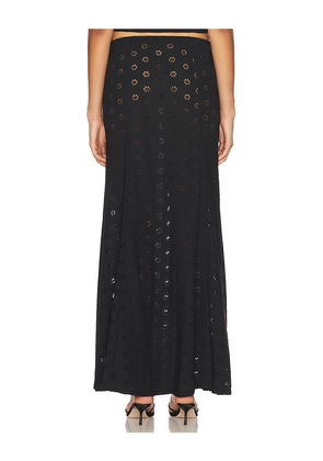Tularosa Elise Maxi Skirt in Black. Size M. Also in L.